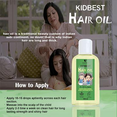 HealthBest Kidbest (3-13 Years) Hair Oil 250 ml - Baby Skin Care