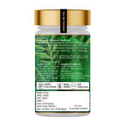 Kapiva Ayur Foods Triphala Plus Capsules 60's - Pure Herbs