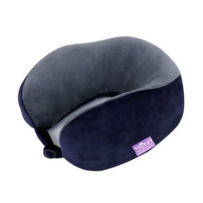VIAGGI U Shape Super Soft Memory Foam Travel Neck Pillow - Navy Grey - Others Ortho Supports