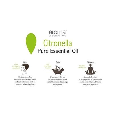 Aroma Treasures Pure Essential Oil - Citronella 10 ml - Essential Oils