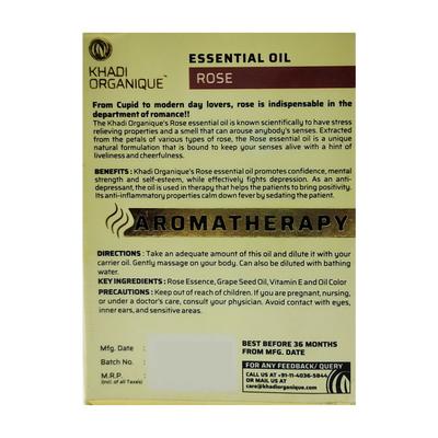 Khadi Organique Khadi Essential Oil - Rose 15 ml - Personal Care (Ayush)