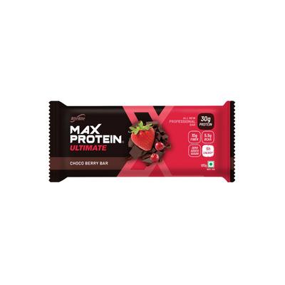 RiteBite Max Protein Ultimate Choco Berry Bar (Pack of 6 x 100 gm) - Nutritional Bars