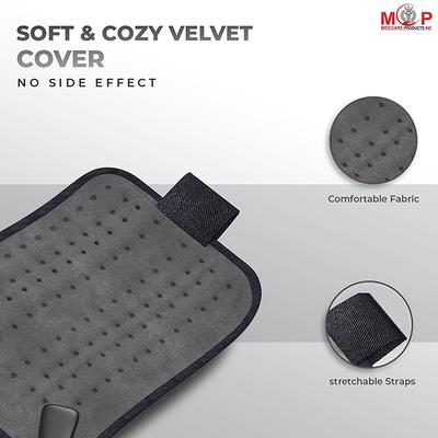 MCP Electric Heating Pad - Velvet Grey - Hot Pack/Ice Bag