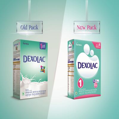 Dexolac Stage 1 (Upto 6 Months) Powder 400 gm (Refill Pack) - Baby And Infant Supplements