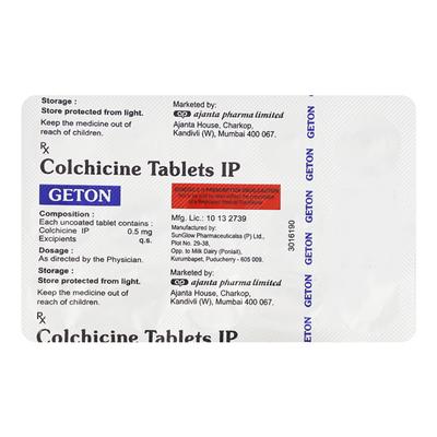 GETON Tablet 15's - Gout