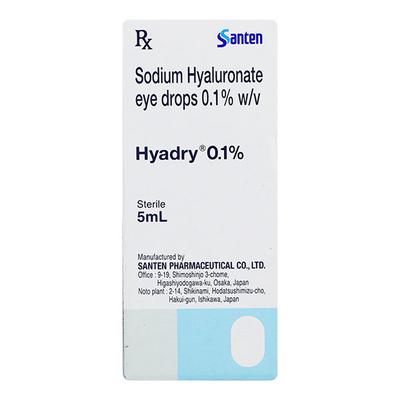 HYADRY 0.1% Eye Drops 5ml - Dry Eye-Oth