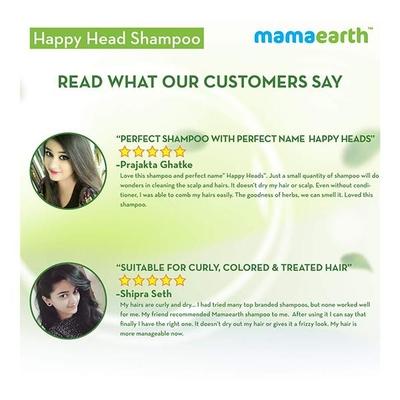 Mamaearth Happy Heads Shampoo 200 ml - Shampoos