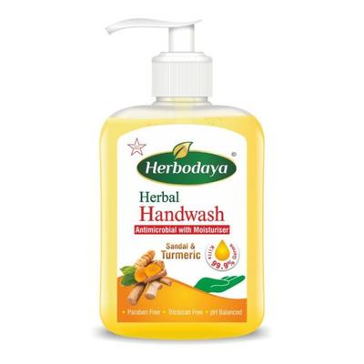 Herbodaya Herbal Handwash - Sandal & Turmeric 250 ml - Personal Care (Ayush)