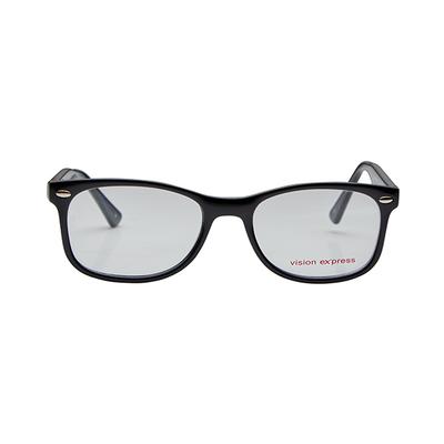 Vision Express 29165 Black Wayfarer Eyeglasses (Including UV Blue Lens) 1's - Wearables Eye Glasses