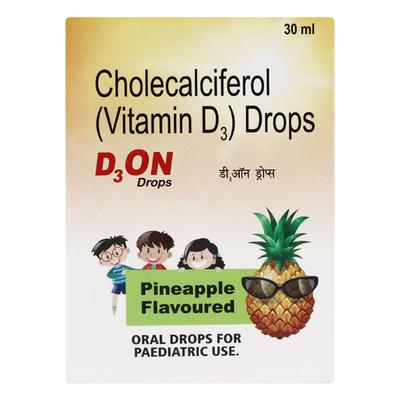 D3 ON PINEAPPLE FLAVOUR Drops 30ml - Supplements-Vit