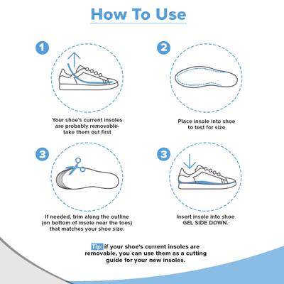 Dr Foot Gel Ultra Thin Insoles Pair (L) 1's - Manicure & Pedicure Kits