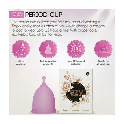 eZY Menstrual Cup- (Above 25 Years of Age Or After Childbirth 1 - Large) - Menstrual Cups