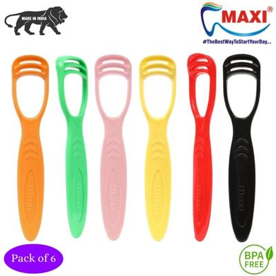 MAXI 1 Number Tongue Cleaner 6's - Floss & Tongue Cleaners