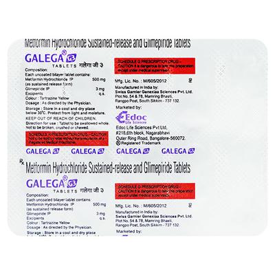GALEGA G 3 Tablet 10's - Diabetes-Ant
