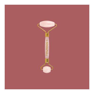 Be Soulfull Face Massage Roller - Natural Rose Quartz 155 gm - Massagers
