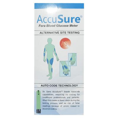 Accusure Fora Blood Glucose Monitor 1's - Blood Glucose Monitors/Strips