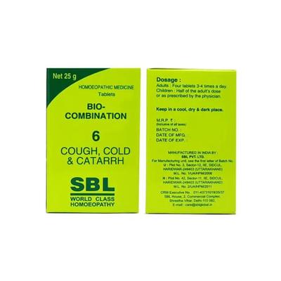 SBL Bio-Combination 6 Tablet 450 gm - Bio-Combination