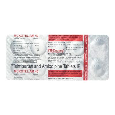 MCROTEL AM 40mg Tablet 10's - Hypertension-Ana