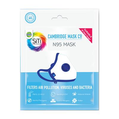 Dettol Cambridge Basic N95 Mask - Anti Virus, Reusable & Washable (Black, L) - Face Mask
