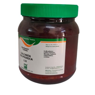 Bio-India's Biochemic Tablet - Calcarea Sulphurica 12X 450 gm - Bio-Chemic