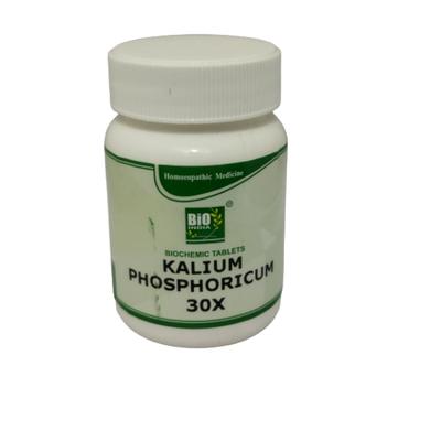 Bio-India's Biochemic Tablet - Kalium Phosphoricum 30X 25 gm - Bio-Chemic