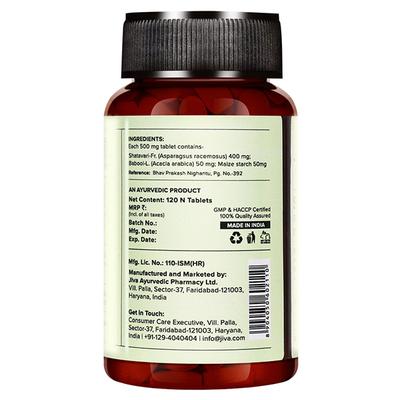 Jiva Ayurveda Shatavari Tablets 120's - Pure Herbs