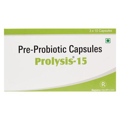 PROLYSIS 15 Capsule 10's - Diarrhoea-Ant