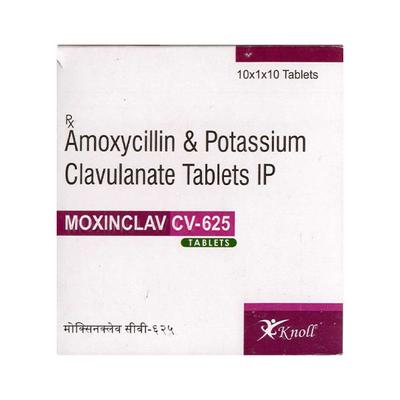 MOXINCLAV CV 625 Tablet 10's - Bacterial Infections-Pen