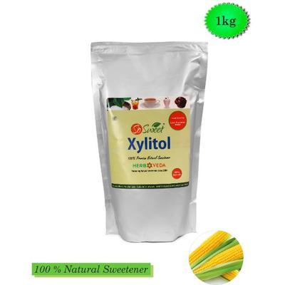 So Sweet 100% Natural Sugarfree Sweetener Xylitol Powder 1000 gm - Sugar Substitute