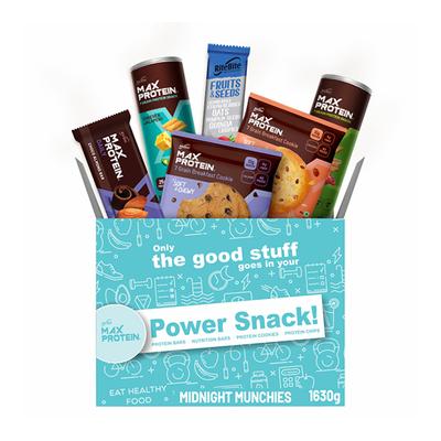 Ritebite Max Protein Power Snack Box - Midnight Munchies 1630 gm - Nutritional Bars