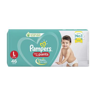 Pampers Baby Dry Pants (L) 46's - Diapers & Wipes