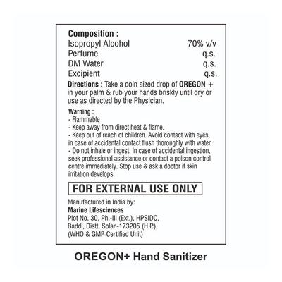 La Nature's Oregon+ Instant Hand Sanitizer - Lavender 500 ml - Hand Sanitizer