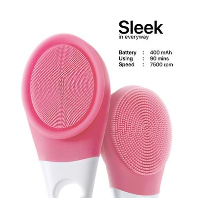 Vandelay Cleaner Brush Massager - Pink - Massagers