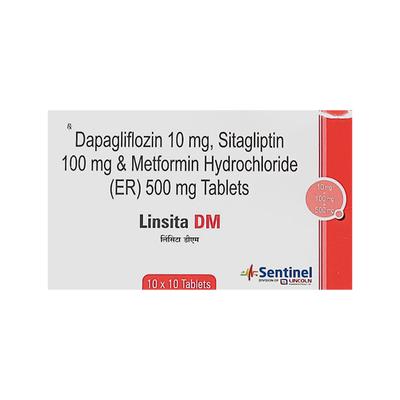 LINSITA DM Tablet 10's - Diabetes-Ant