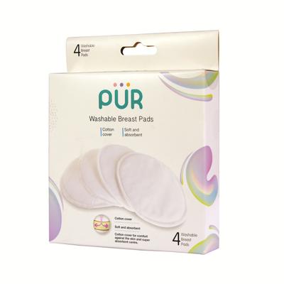 Pur Washable Breast Pads 4's - Breast Pads & Shields