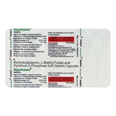 Macfolate Capsule 10'S - Supplements-Vam