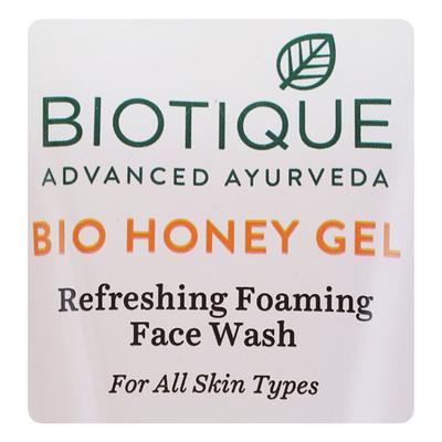 Biotique Bio Honey Gel Refreshing Foaming Face Wash - All Skin Types 100 ml - Face Wash & Cleansers