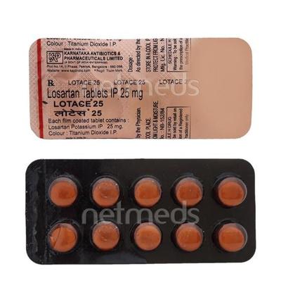 Lotace 25mg Tablet 10'S - Hypertension-Ang