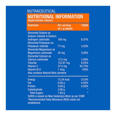 Fast&Up Reload Hydration and Energy Effervescent Tablet - Orange Flavour 20's - Energy Drinks