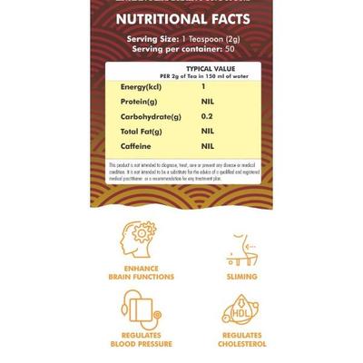 Innoveda Turmeric Ginger Golden Whole tea leaves 100 gm - Teas