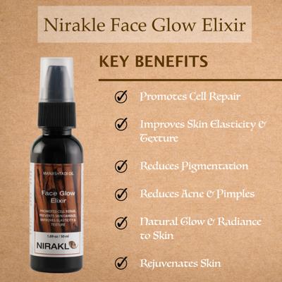 Nirakle Manjishtadi Oil Face Glow Elixir 50 ml - Personal Care (Ayush)