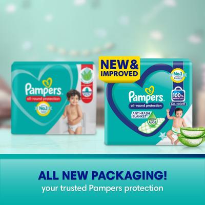 Pampers All Round Protection Diaper Pants (S) 52's - Diapers & Wipes