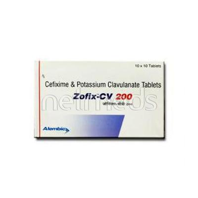 Zofix CV 200mg Tablet 10'S - Bacterial Infections-Cep