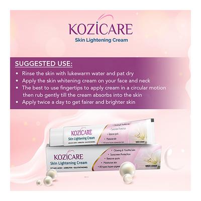 Kozicare Skin Lightening Cream 15 gm - Face Creams