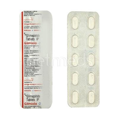 Glimixia 2mg Tablet 10'S - Diabetes-Ant
