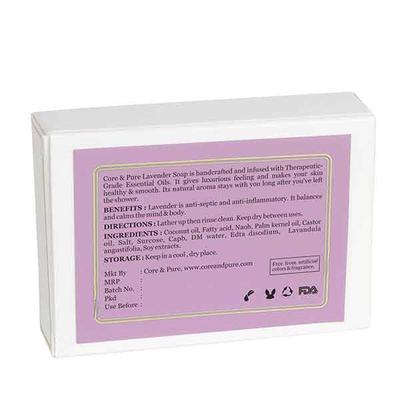 Core & Pure Essential Oil Soap - Lavender 100 gm - Soaps