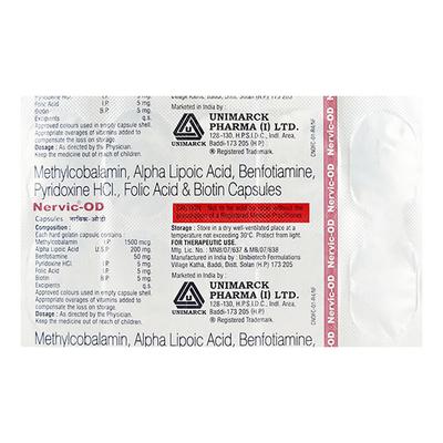 NERVIC OD Capsule 10's - Supplements-Vam