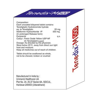 TENEDIX M Tablet 10's - Diabetes-Ant