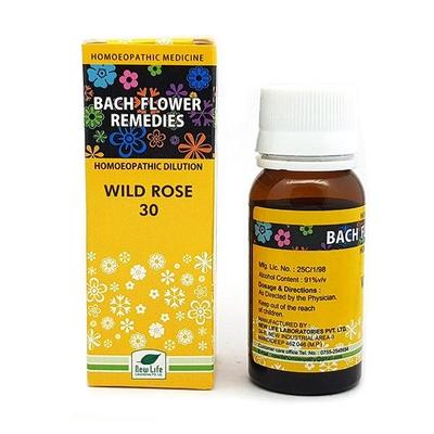 New Life Bach Flower Wild Rose 30 Liquid 30 ml - Dilutions