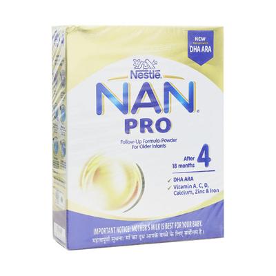 Nestle Nan Pro 4 (18 Months+) Powder 400 gm (Refill Pack) - Baby And Infant Supplements